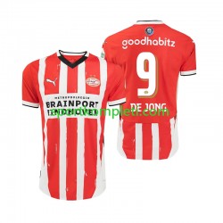 PSV Eindhoven Muškarci Domaći Nogometni Dres DE JONG 9 2024-2025 Kratki Rukavi