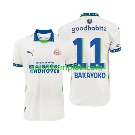 PSV Eindhoven Muškarci Gostujući Nogometni Dres Johan Bakayoko 11 2024-2025 Kratki Rukavi
