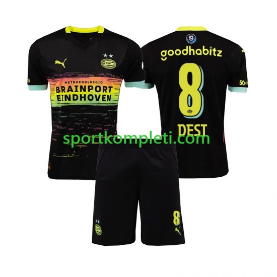 PSV Eindhoven Djeca Gostujući Nogometni Dres Sergino Dest 8 2024-2025 Kratki Rukavi