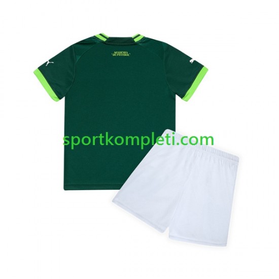 Palmeiras Djeca Domaći Nogometni Dres 2023-2024 Kratki Rukavi