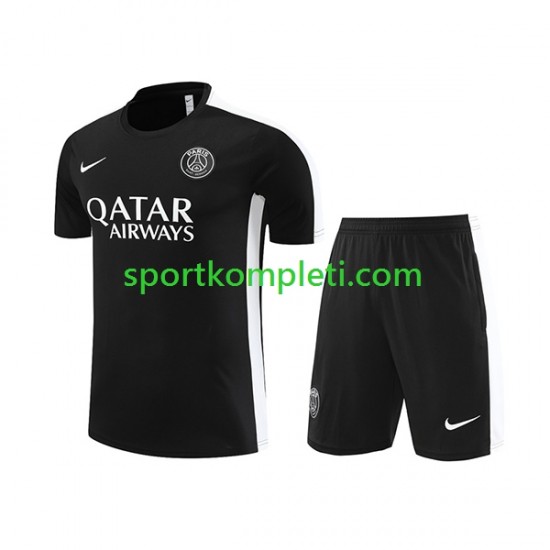 Paris Saint-Germain Crno Dres za Trening i Kratke Hlače 2023-2024