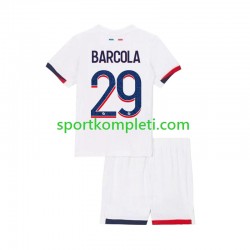 Paris Saint-Germain Djeca Gostujući Nogometni Dres Bradley Barcola 29 2024-2025 Kratki Rukavi