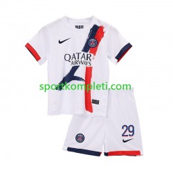 Paris Saint-Germain Djeca Gostujući Nogometni Dres Bradley Barcola 29 2024-2025 Kratki Rukavi