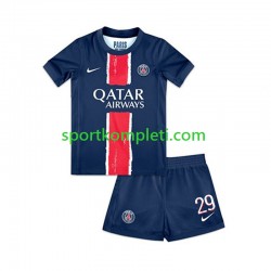 Paris Saint-Germain Djeca Domaći Nogometni Dres Bradley Barcola 29 2024-2025 Kratki Rukavi