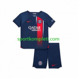 Paris Saint-Germain Djeca Domaći Nogometni Dres 2023-2024 Kratki Rukavi