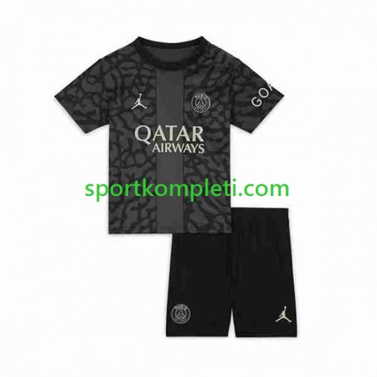 Paris Saint-Germain Djeca Treći Nogometni Dres 2023-2024 Kratki Rukavi