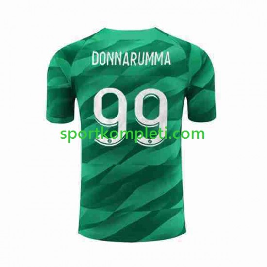 Paris Saint-Germain Vratar Muškarci Domaći Nogometni Dres Donnarumma 99 2023-2024 Kratki Rukavi