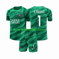 Paris Saint-Germain Vratar Djeca Domaći Nogometni Dres K.NAVAS 1 2023-2024 Kratki Rukavi