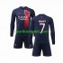 Paris Saint-Germain Djeca Domaći Nogometni Dres Kylian Mbappe 7 2023-2024 Dugi Rukavi