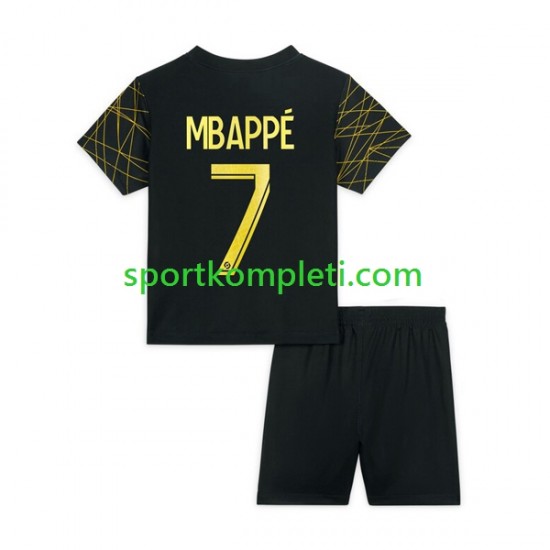 Paris Saint-Germain Djeca Četvrti Nogometni Dres Mbappe 7 2022-2023 Kratki Rukavi