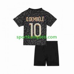 Paris Saint-Germain Djeca Treći Nogometni Dres O.Dembele 10 2023-2024 Kratki Rukavi