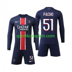 Paris Saint-Germain Djeca Domaći Nogometni Dres Pacho 51 2024-2025 Dugi Rukavi