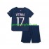 Paris Saint-Germain Djeca Domaći Nogometni Dres Vitinha 17 2023-2024 Kratki Rukavi
