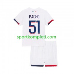 Paris Saint-Germain Djeca Gostujući Nogometni Dres Willian Pacho 51 2024-2025 Kratki Rukavi