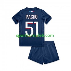 Paris Saint-Germain Djeca Domaći Nogometni Dres Willian Pacho 51 2024-2025 Kratki Rukavi