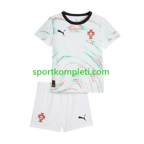 Portugal Djeca Gostujući Nogometni Dres 2025 Kratki Rukavi