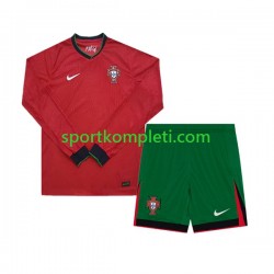 Portugal Djeca Domaći Nogometni Dres Euro 2024 Dugi Rukavi