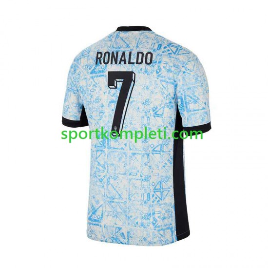 Portugal Muškarci Gostujući Nogometni Dres Cristiano Ronaldo 7 Euro 2024 Kratki Rukavi