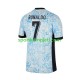 Portugal Muškarci Gostujući Nogometni Dres Cristiano Ronaldo 7 Euro 2024 Kratki Rukavi