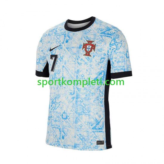 Portugal Muškarci Gostujući Nogometni Dres Cristiano Ronaldo 7 Euro 2024 Kratki Rukavi