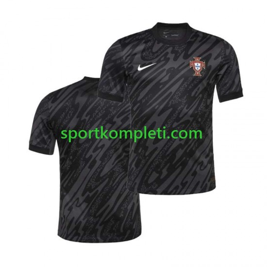 Portugal Vratar Muškarci Gostujući Nogometni Dres Euro 2024 Kratki Rukavi