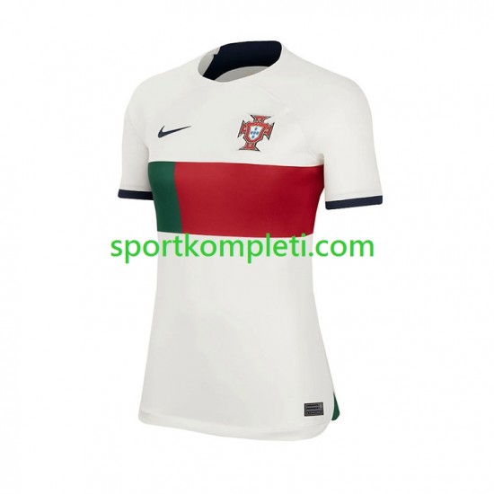 Portugal Žene Gostujući Nogometni Dres World Cup 2022 Kratki Rukavi