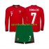 Portugal Djeca Domaći Nogometni Dres Ronaldo 7 Euro 2024 Dugi Rukavi