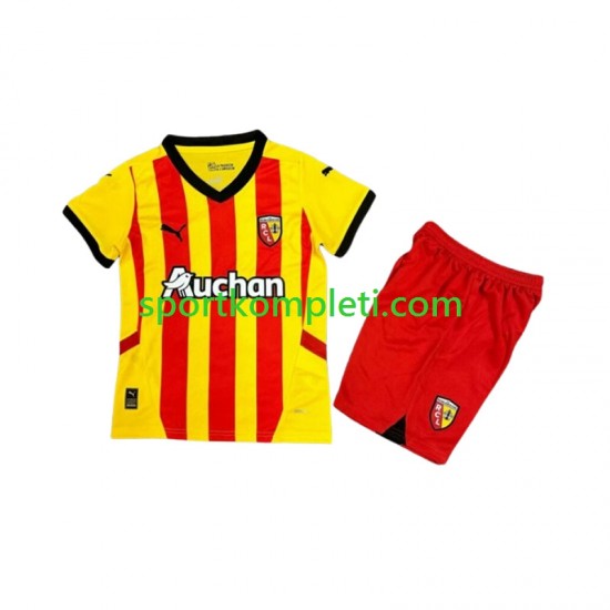 RC Lens Djeca Domaći Nogometni Dres 2024-2025 Kratki Rukavi