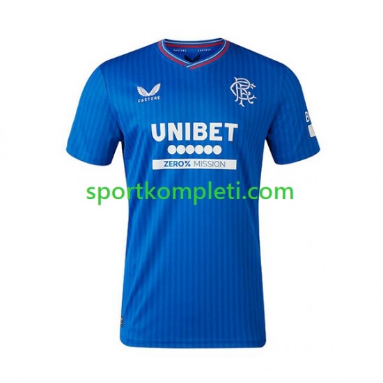 Rangers Muškarci Domaći Nogometni Dres 2023-2024 Kratki Rukavi