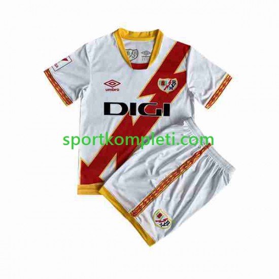 Rayo Vallecano Djeca Domaći Nogometni Dres 2023-2024 Kratki Rukavi