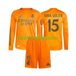 Real Madrid Djeca Gostujući Nogometni Dres Arda Guler 15 2024-2025 Dugi Rukavi
