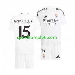 Real Madrid Djeca Domaći Nogometni Dres Arda Guler 15 2024-2025 Kratki Rukavi
