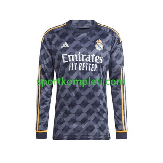 Real Madrid Muškarci Gostujući Nogometni Dres 2023-2024 Dugi Rukavi