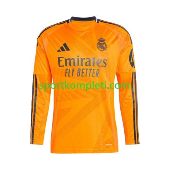 Real Madrid Muškarci Gostujući Nogometni Dres 2024-2025 Dugi Rukavi