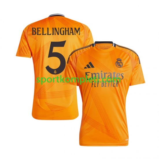Real Madrid Muškarci Gostujući Nogometni Dres BELLINGHAM 5 2024-2025 Kratki Rukavi