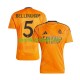 Real Madrid Muškarci Gostujući Nogometni Dres BELLINGHAM 5 2024-2025 Kratki Rukavi