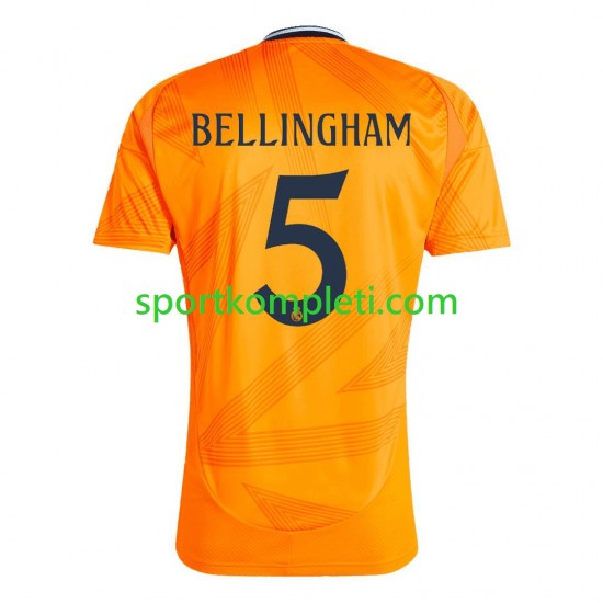 Real Madrid Muškarci Gostujući Nogometni Dres BELLINGHAM 5 2024-2025 Kratki Rukavi