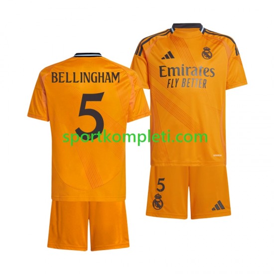 Real Madrid Djeca Gostujući Nogometni Dres BELLINGHAM 5 2024-2025 Kratki Rukavi Real Madrid Djeca Gostujući Nogometni Dres BELLINGHAM 5 2024-2025 Kratki Rukavi