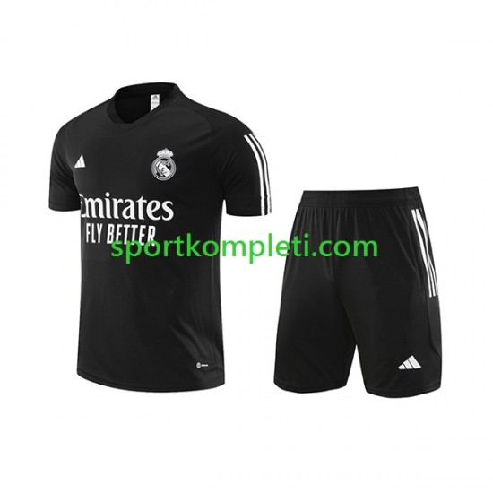 Real Madrid Crno Dres za Trening i Kratke Hlače 2023-2024
