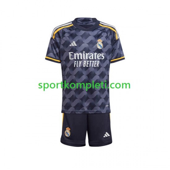 Real Madrid Djeca Gostujući Nogometni Dres 2023-2024 Kratki Rukavi Real Madrid Djeca Gostujući Nogometni Dres 2023-2024 Kratki Rukavi