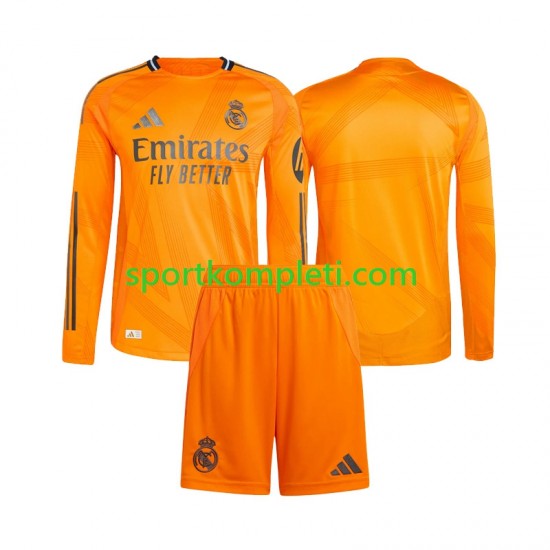 Real Madrid Djeca Gostujući Nogometni Dres 2024-2025 Dugi Rukavi