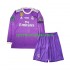 Real Madrid Retro Djeca Gostujući Nogometni Dres 2016 Dugi Rukavi