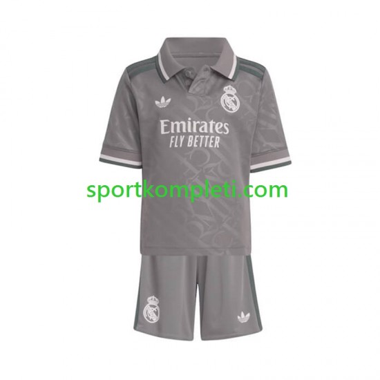 Real Madrid Djeca Treći Nogometni Dres 2024-2025 Kratki Rukavi