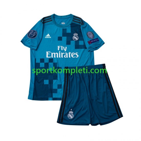 Real Madrid Retro Djeca Treći Nogometni Dres 2017 Kratki Rukavi