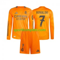 Real Madrid Djeca Gostujući Nogometni Dres Cristiano Ronaldo 7 2024-2025 Dugi Rukavi