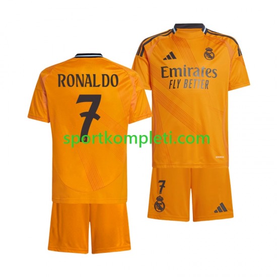 Real Madrid Djeca Gostujući Nogometni Dres Cristiano Ronaldo 7 2024-2025 Kratki Rukavi