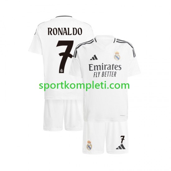 Real Madrid Djeca Domaći Nogometni Dres Cristiano Ronaldo 7 2024-2025 Kratki Rukavi