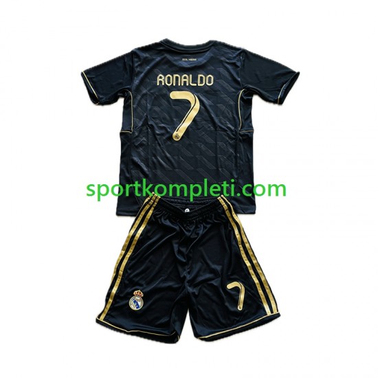 Real Madrid Retro Djeca Gostujući Nogometni Dres Cristiano Ronaldo 7 2011-2012 Kratki Rukavi
