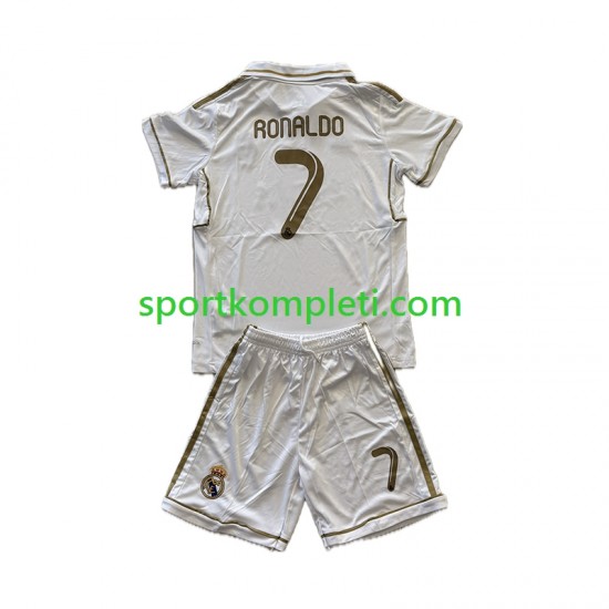 Real Madrid Retro Djeca Domaći Nogometni Dres Cristiano Ronaldo 7 2011-2012 Kratki Rukavi