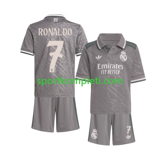 Real Madrid Djeca Treći Nogometni Dres Cristiano Ronaldo 7 2024-2025 Kratki Rukavi
